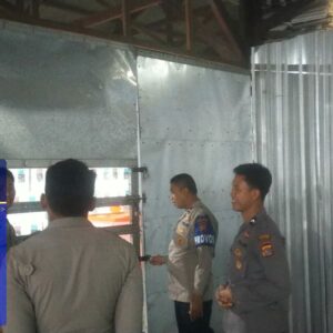 Pastikan Logistik Di KPU Aman Polres Lombok Utara Lakukan Pengamanan