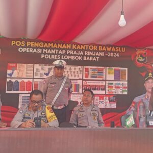 Operasi Mantap Praja 2024: Patroli Polres Lombok Barat Tingkatkan Keamanan Menjelang Pemilu