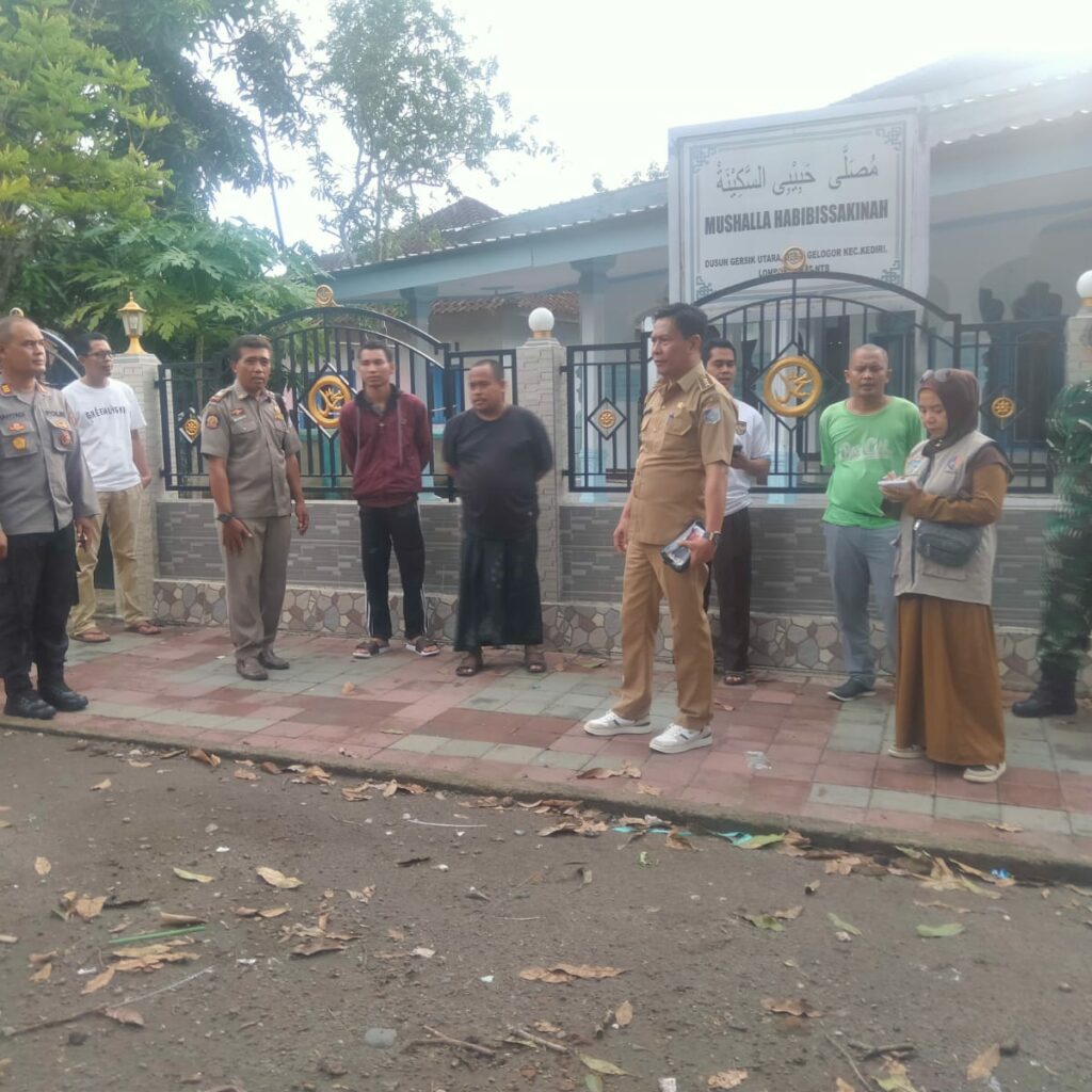 Silaturahmi Forkopimcam Kediri dengan PPS Desa Gelogor, Persiapan Pilkada 2024