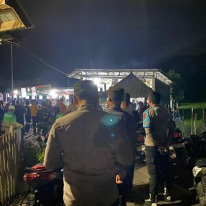 Operasi Mantap Praja 2024: Polres Sumbawa Barat Laksanakan Pengamanan Kampanye Tatap Muka di Desa Seminar Salit
