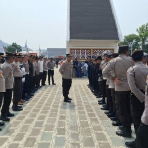 Polres Sumbawa Barat Lakukan Pengamanan Kampanye Akbar Hari ke-3