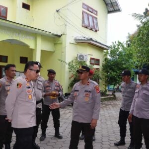 Kapolres Bima Kota Pantau Langsung Pengamanan Rekapitulasi Tingkat PPK Pilkada Kota Bima