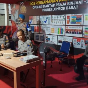 Polsek Gerung Gelar Patroli Rutin Cegah Gangguan Keamanan Pasca Pilkada