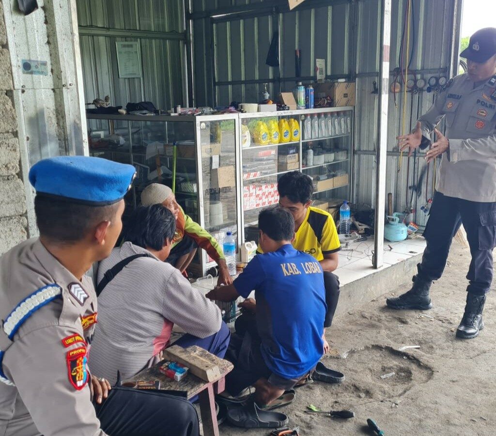 Jelang Nataru Aman, Polsek Kediri Gandeng Masyarakat Jaga Kamtibmas