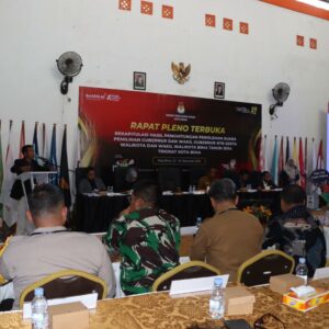 Pengamanan Ketat TNI-POLRI, Rapat Pleno Rekapitulasi Hasil Pilkada Kota Bima Berjalan Lancar