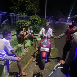 Sat samapta lakukan patroli malam cipkon harkamtibmas