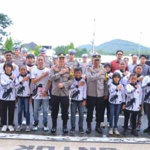 Kapolres Sumbawa Barat Beri Dukungan Atlet INKANAS Sumbawa Barat ke Kejurnas Piala Kapolri 2024
