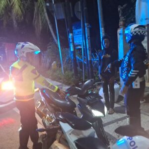 Sat Lantas Polres Bima Kota Tertibkan Kendaraan Bermotor dengan Knalpot Brong