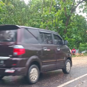 Bhabinkamtibmas Kelurahan Sampir dan BPBD Bersinergi Evakuasi Pohon Tumbang