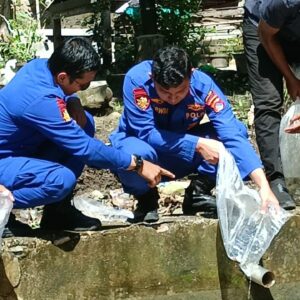 Dukung Program Ke 2 Asta Cita Presiden RI : Satpolairud Polres Dompu Laksanakan Penebaran Bibit Ikan Nila Perdana Di Desa Matua