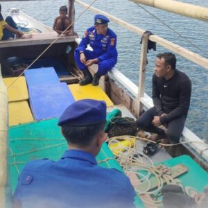 Satpol Airud Polres Bima Kota Gelar Patroli Cegah Penyelundupan Biota Laut di Perairan Teluk Bima dan Sape