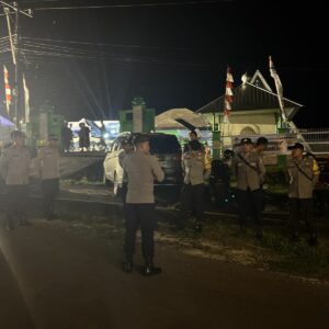 Polres Lombok Utara Amankan Perayaan HUT MAS ke 26 di Desa Senaru Kecamatan Bayan