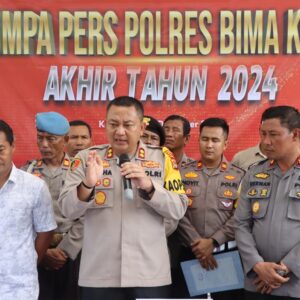 Kasus Kriminal Sepanjang 2024 Menurun, Kapolres Bima Kota Ajak Masyarakat Terus Jaga Kamtibmas