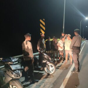 Upaya Pencegahan Begal, Balap Liar dan Sebagai Bentuk Cooling System, Polsek Gangga Masifkan Patroli Malam