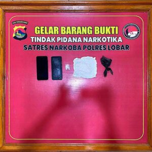 Modus Baru Peredaran Sabu Terungkap di Lombok Barat: Polisi Buru Pemasok Utama