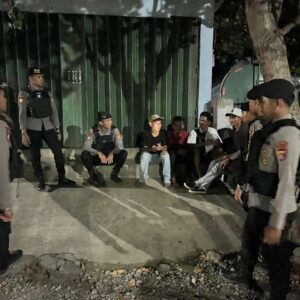 Patroli Malam Sat Samapta Polres Bima Kota, Antisipasi Gangguan Kamtibmas di Lingkungan Masyarakat