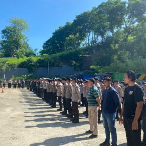 Polres Bima Kota Terjunkan 270 Personel Gabungan Amankan Penetapan Bupati Terpilih