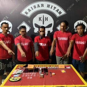 Operasi Senyap Malam Hari, Tim Kaisar Hitam Gulung Kawanan Kurir Rangkap Pengedar Narkoba