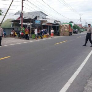Strong Point, upaya Polri Ciptakan Kamseltibcar lantas di Wilayah Hukum Polsek Gangga