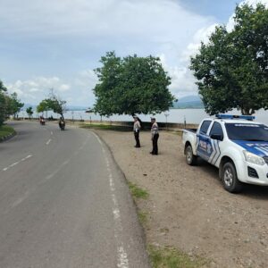 Sat Lantas Polres Bima Kota Gelar Patroli di Tempat Wisata Saat Libur Imlek 2025