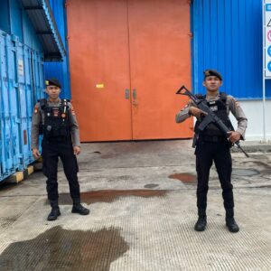 Unit Obvit Sat Samapta Polres Bima Kota Lakukan Pengamanan dan Patroli di PLTMG Bonto Bima