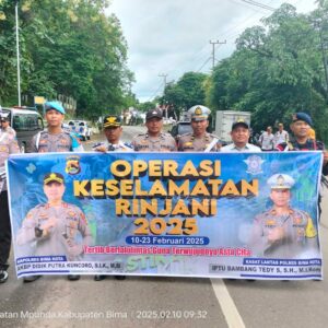 75 Kendaraan Ditilang dalam Hari Pertama Ops Keselamatan Rinjani 2025