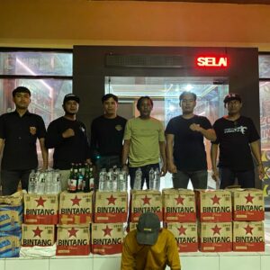 Polres Bima Kota Gencar Razia Miras, Sita Ratusan Botol