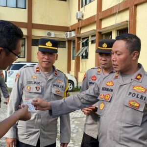 Wakapolres Bima Kota Pimpin Kegiatan Gaktibplin, Pastikan Kesiapan dan Kedisiplinan Personil