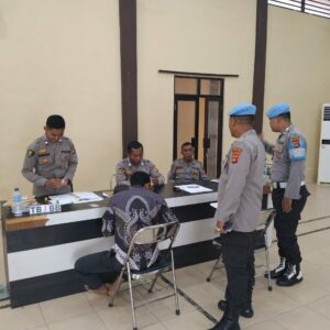 Polres Lombok Utara Pastikan Keadilan dalam Penerimaan Terpadu Anggota Polri 2025.
