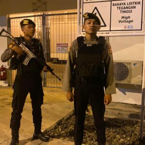 Sat Samapta Polres Bima Kota Laksanakan Pengamanan dan Patroli di Objek Vital PLTMG Bonto Bima