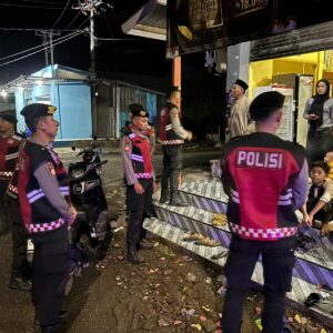 Sat Samapta Polres Bima Kota Gelar Patroli Blue Light Rawan Malam untuk Menjaga Kamtibmas