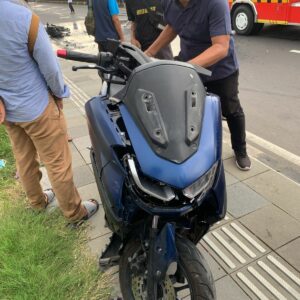 Kecelakaan Beruntun di Jalan Raya Tanjung: Pengendara luka luka