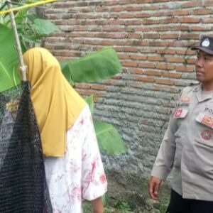 Polri Aktif Dukung Ketahanan Pangan, Bhabinkamtibmas Sambangi Warga