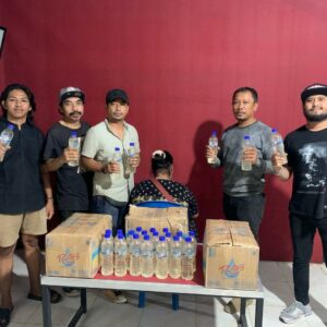 Basmi Miras di Bulan Suci Ramadhan, Tim Opsnal Polsek Rasbar Sita 3 Dus Moke