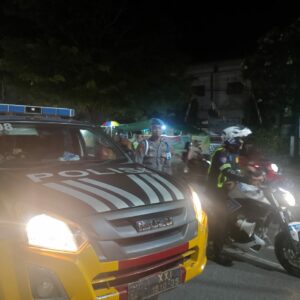 Personel Gabungan Polres Bima Kota Laksanakan Patroli Menjelang dan Pasca Sahur Selama Bulan Suci Ramadhan 1446 H