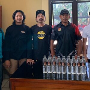 Tim Opsnal Polsek Rasbar Sikat Habis Peredaran Miras Saat Ramadhan