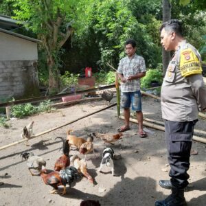 Bhabinkamtibmas Dorong Warga Manfaatkan Lahan Kosong