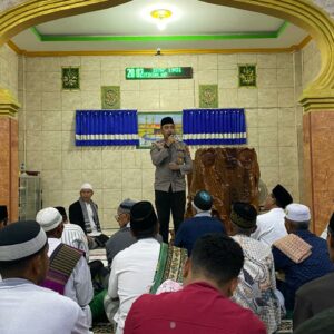 Kapolres Bima Kota Laksanakan Safari Ramadhan dan Shalat Tarawih Berjamaah Bersama Masyarakat
