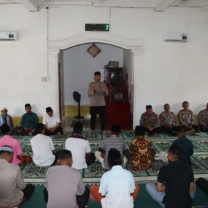 Safari Sholat Ashar, Kapolres Bima Kota Sampaikan Himbauan Kamtibmas di Bulan Ramadhan 1446 H