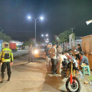 Polres Bima Kota Intens Laksanakan Patroli Subuh Jaga Kamtibmas Ramadhan