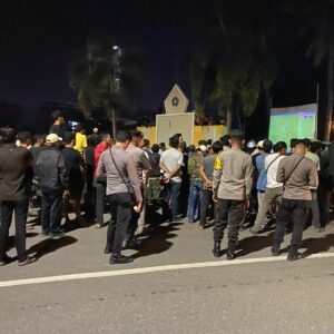 Personel Gabungan Polres Bima Kota Laksanakan Patroli Malam dan Patroli Menjelang Sahur Selama Ramadhan 1446 H