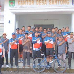 Kapolres Lombok Utara Kembali Gelar Gowes Kamtibmas Bersama PJU.