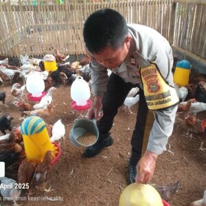 Bhabinkamtibmas Aktif Sosialisasikan Ketahanan Pangan di Desa Jagaraga