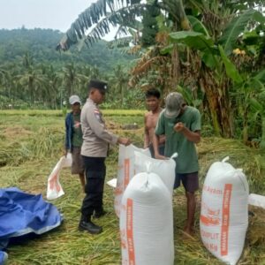 Sambang Desa Ala Bhabinkamtibmas Lombok Barat: Sinergi Jaga Keamanan & Dukung Petani