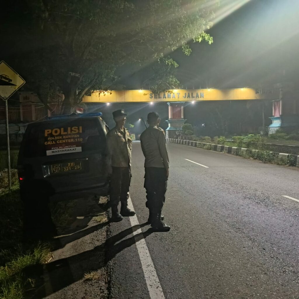 Polsek Kuripan Rutin Gelar Patroli Malam, Ini Tujuannya