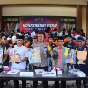 Kerja Hebat, Polres Bima Kota Ungkap 42 Kasus Narkoba dengan 57 Tersangka Selama Januari–Maret 2025