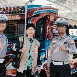 Sat Lantas Polres Bima Kota Berikan Himbauan Keselamatan Berlalu Lintas kepada Pemilik Kendaraan Odong-odong