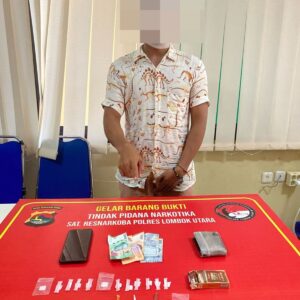 Sat Resnarkoba Polres Lombok Utara Ungkap Kasus Narkoba di Dua Tempat Berbeda