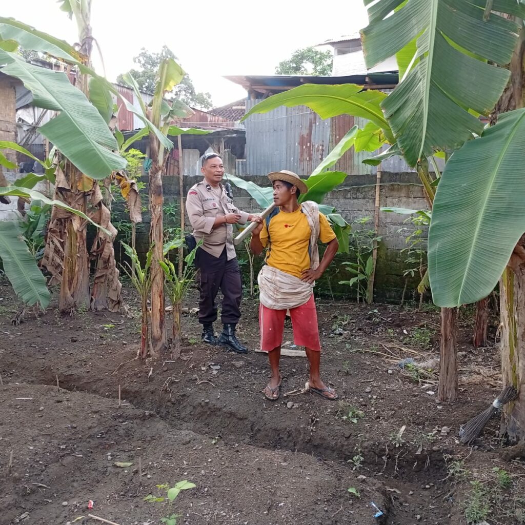 pangan, desa, ketahanan, swasembada, bhabinkamtibmas, pertanian, edukasi, kolaborasi, keamanan, lombok