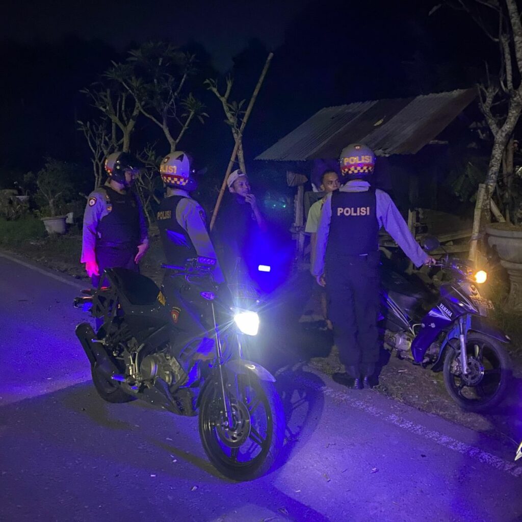Tim Patroli Presisi Polres Lombok Barat Tingkatkan Keamanan Masyarakat Sejak Dini Hari